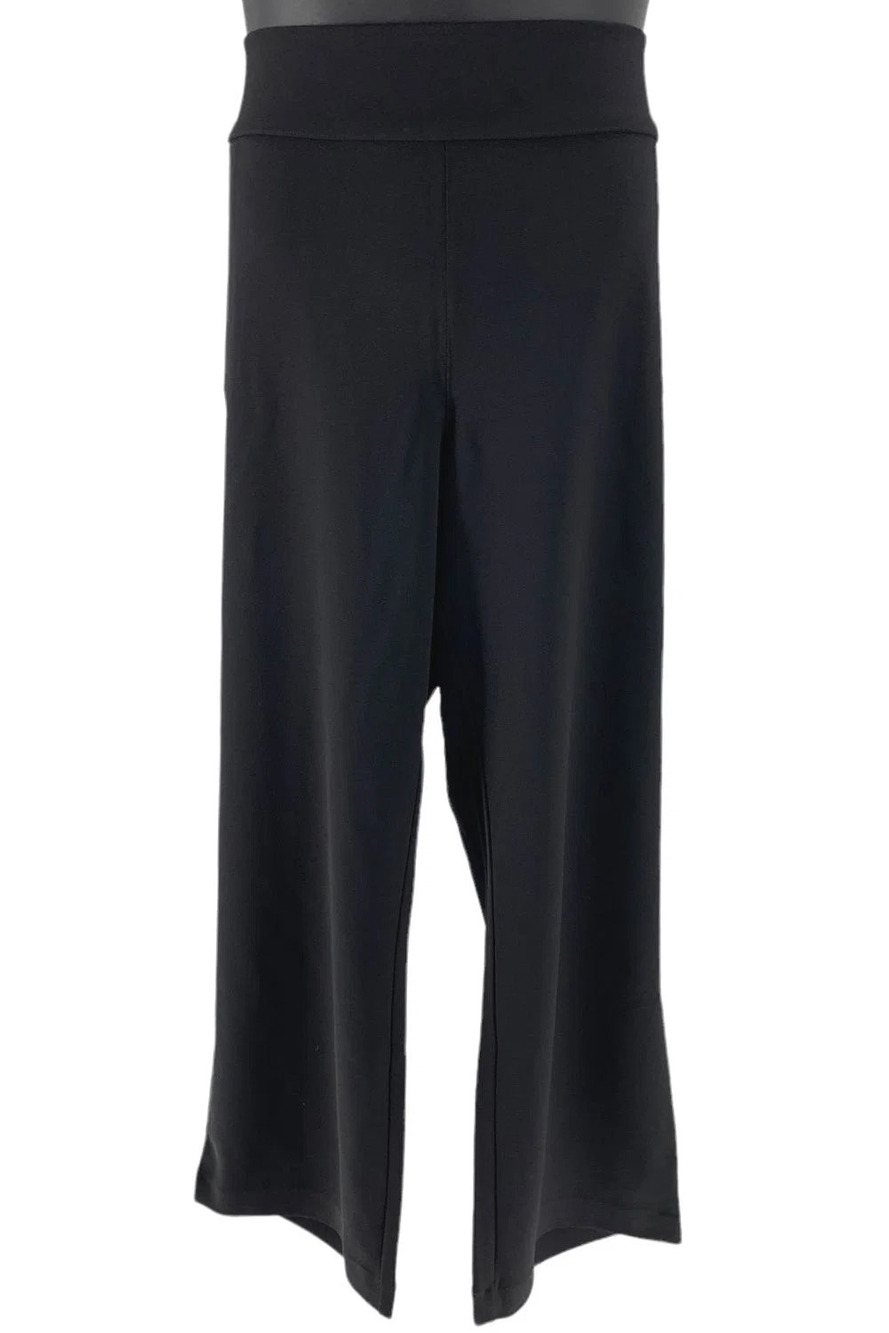 DG2 Diane Gilman Wrinkle-Resistant Stretch Crepe Pull-On Trouser Black - Regular